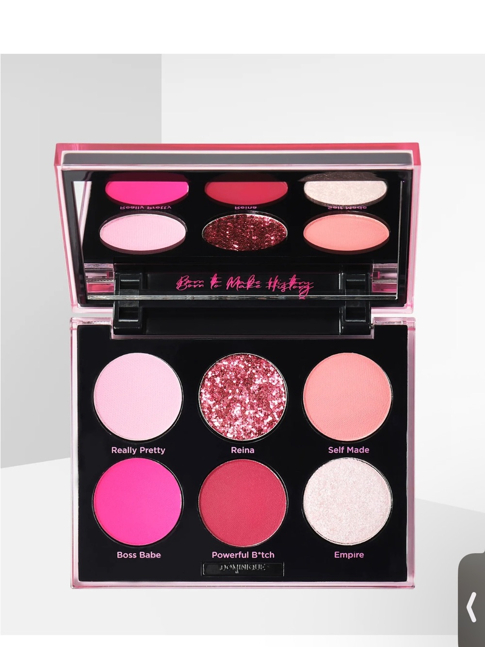 The Dominique Cosmetics Now or Never Eyeshadow Palette - NIB - limited edition